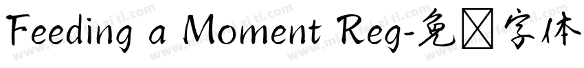 Feeding a Moment Reg字体转换